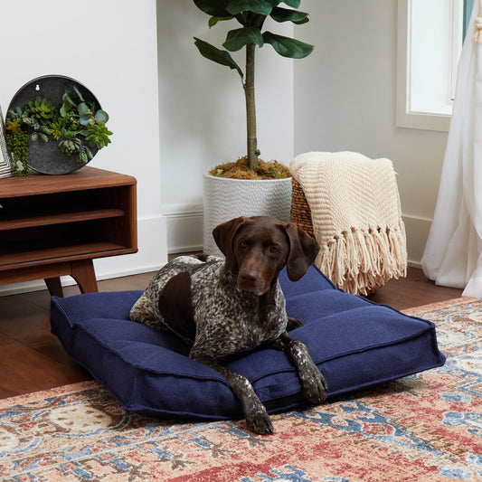 Milo Square Tufted Dog Bed